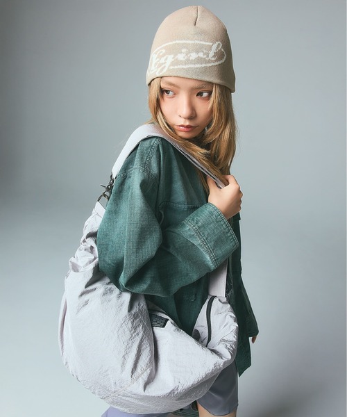 X-girl（エックスガール） ショルダーバッグ バッグ FACE LABEL