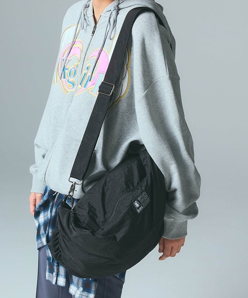 X-girl（エックスガール） ショルダーバッグ バッグ FACE LABEL 
