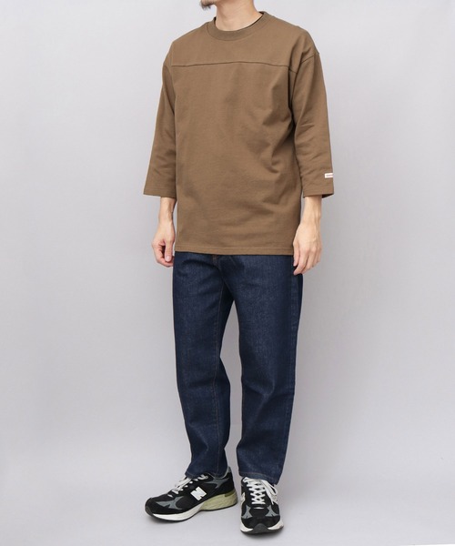 「Goodwear」 7分袖Tシャツ L ブルー メンズ_画像6