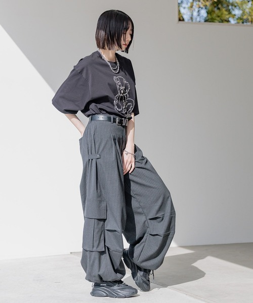 「Anui」 半袖Tシャツ MEDIUM ブラック レディース_画像9
