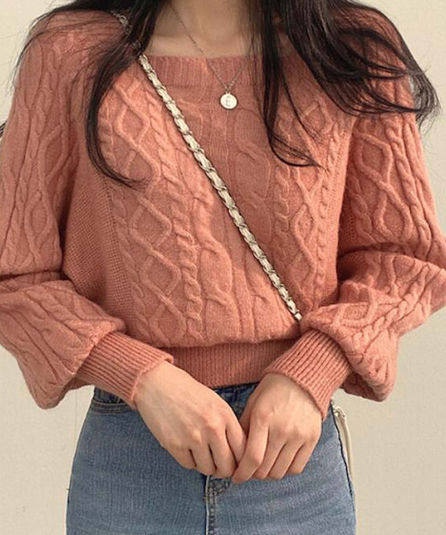 「Ulysses」 「Doula Doula」長袖ニット F ベージュ レディース_画像8