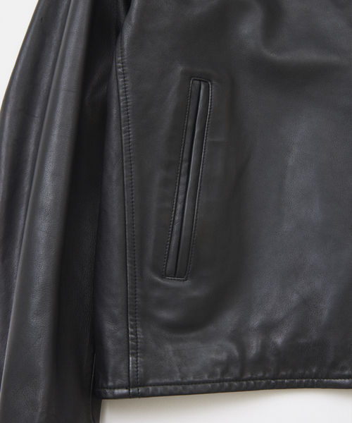 【ほぼ未使用】ジャーナルスタンダード　シープレザーシングルライダースブルゾン JOURNAL STANDARD（ジャーナルスタンダード） 革ジャン ライダース