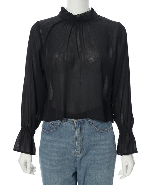 「fifth」 長袖ブラウス M ベージュ レディース_画像2