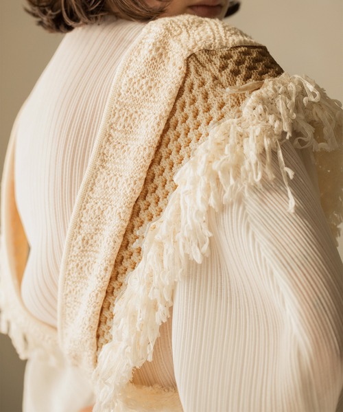 「leinwande」 ノースリーブニット ONE SIZE カーキ レディース_画像3