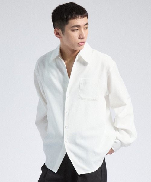 Parts Lab. シャツ 「Parts Lab.」Linen Mix Faded Relax Shirt