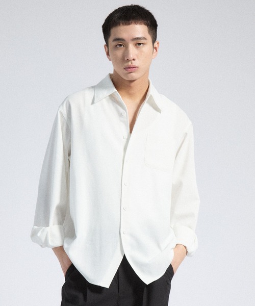 Parts Lab. シャツ 「Parts Lab.」Linen Mix Faded Relax Shirt