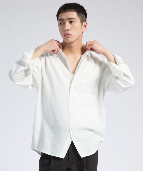 Parts Lab. シャツ 「Parts Lab.」Linen Mix Faded Relax Shirt