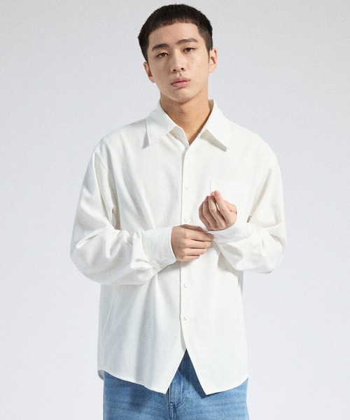 Parts Lab. シャツ 「Parts Lab.」Linen Mix Faded Relax Shirt