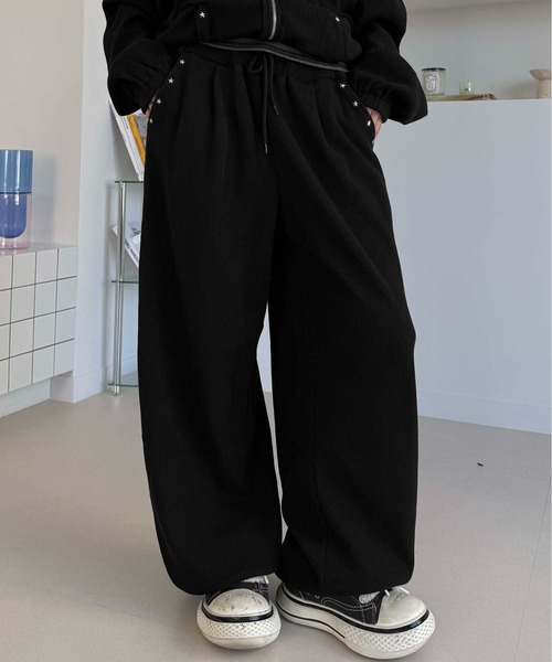 パンツ 星スタッズサーマルカーブパンツ メンズ レディース : ZOZOTOWN