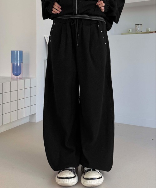 パンツ 星スタッズサーマルカーブパンツ メンズ レディース : ZOZOTOWN
