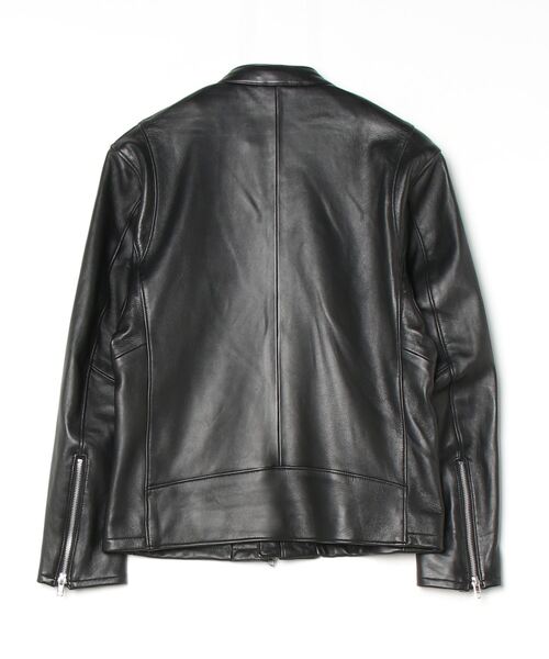 【美品】BEAUTY & YOUTH レザージャケット シングル 黒 M BEAUTY＆YOUTH UNITED ARROWS レザージャケット S ブラック メンズ