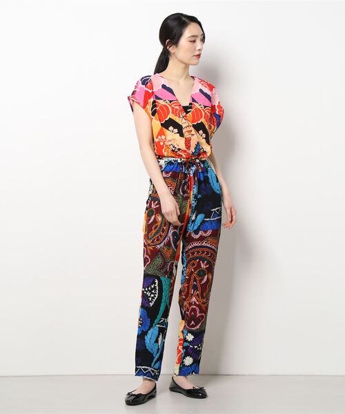 「Desigual」 オールインワン X-LARGE オレンジ レディース_画像4