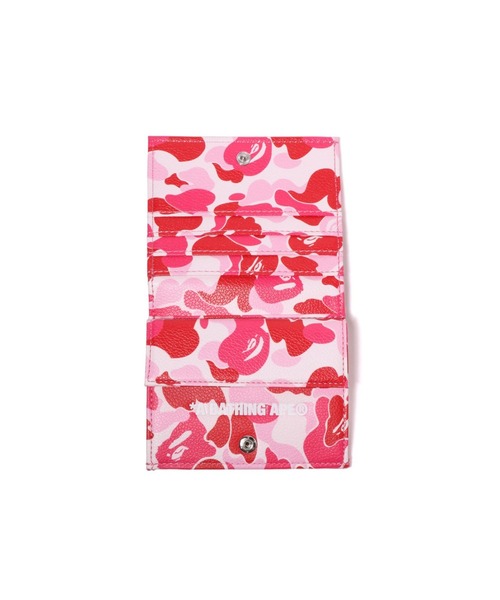 アベイシングエイプ　A BATHING APE ピンク　財布　折りたたみ財布 A BATHING APE（アベイシングエイプ） 財布 FREE ピンク メンズ