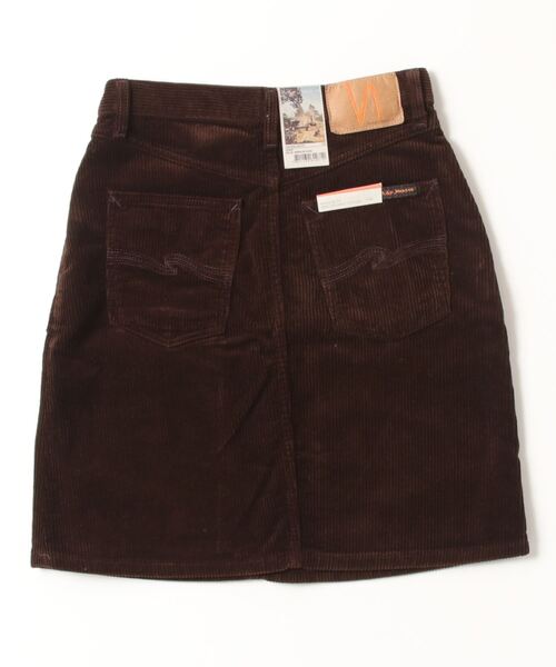 「Nudie Jeans」 スカート M ブラウン レディース_画像2