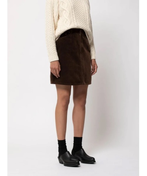 「Nudie Jeans」 スカート M ブラウン レディース_画像5