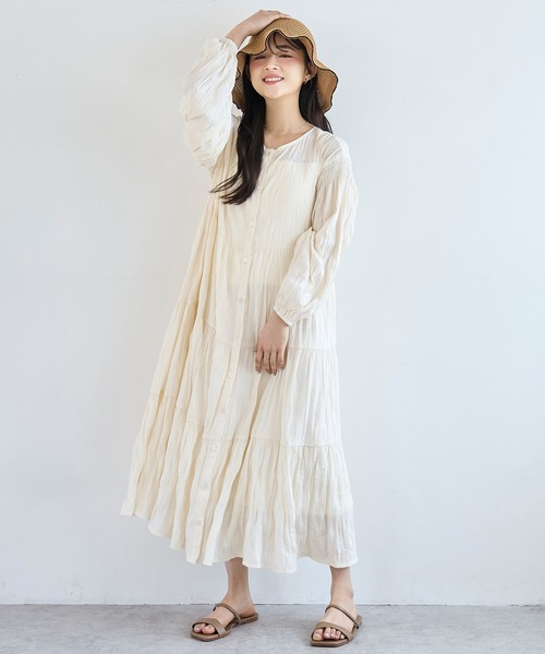 t*o様 新品　mil 3WAY ティアード ワンピース ワッシャー　XS ミル mil（ミル） ワンピース 夏 3WAY ティアード ワンピース / ワッシャー