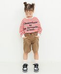 ハーフパンツ パンツ 短パン カラーデニムハー...の詳細画像2