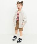 ハーフパンツ パンツ 短パン カラーデニムハー...の詳細画像4