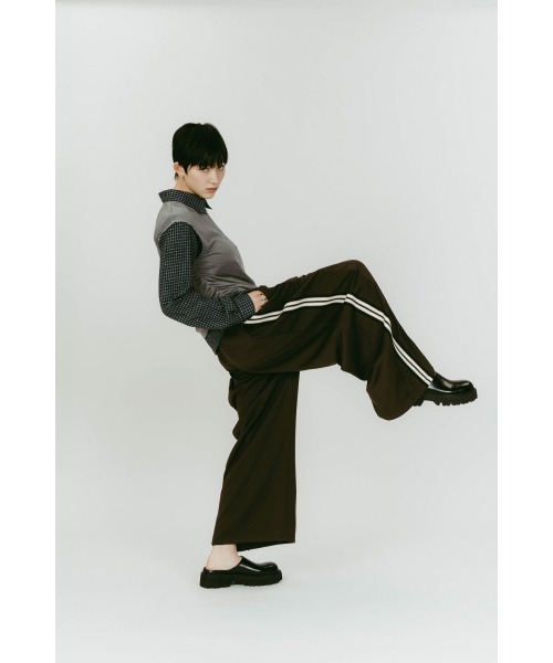 パンツ zip-up track pants(unisex) レディース メンズ