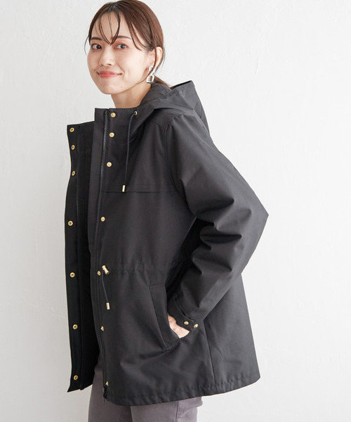 ikka（イッカ） マウンテンパーカー L ブラック レディース : ZOZOTOWN 
