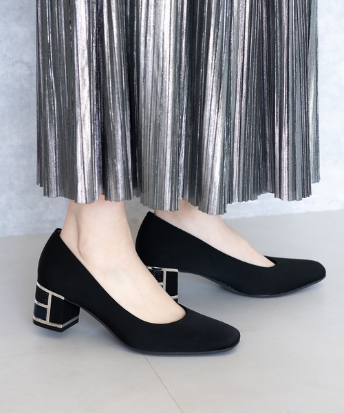 MARNI ブロックヒールパンプス JELLY BEANS（ジェリービーンズ） パンプス ブロックヒールスクエア