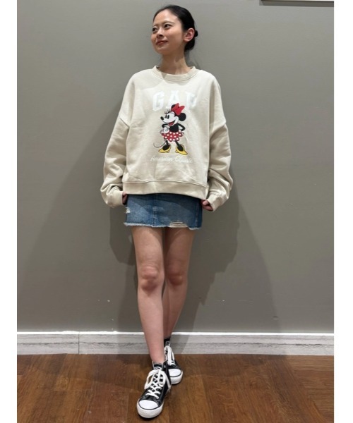 GAP（ギャップ） トレーナー スウェット × ディズニー ミニーマウス 
