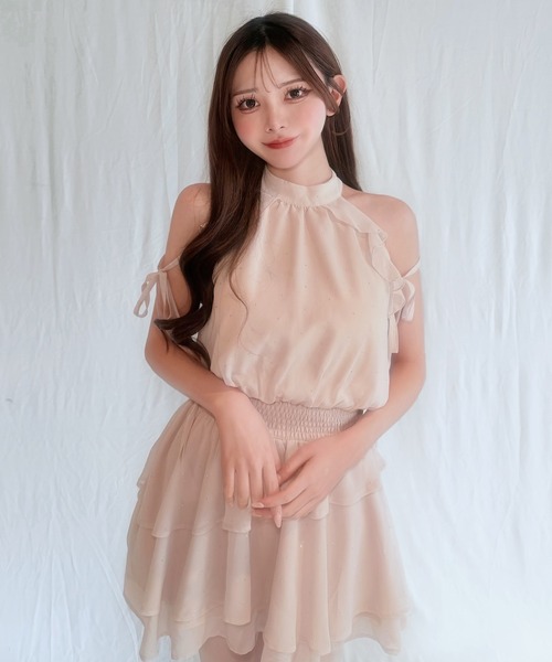 NOMAE（ノーマエ） ワンピース アメスリフリルミニワンピース