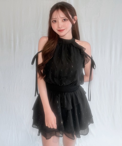 NOMAE（ノーマエ） ワンピース アメスリフリルミニワンピース