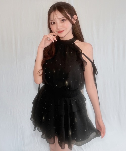NOMAE（ノーマエ） ワンピース アメスリフリルミニワンピース
