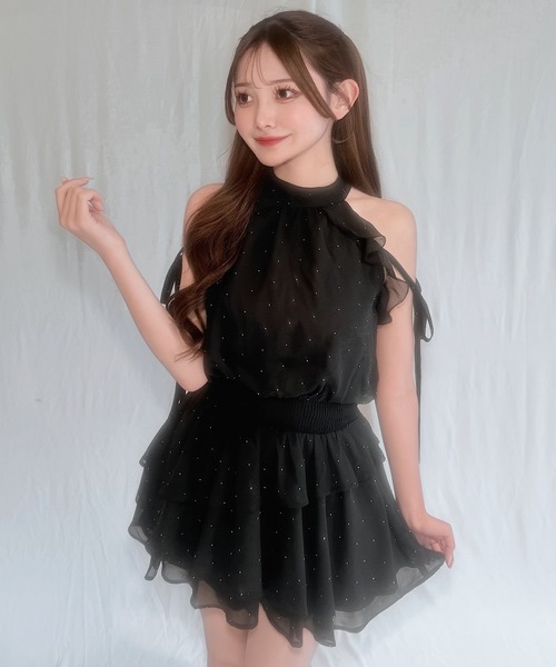 NOMAE（ノーマエ） ワンピース アメスリフリルミニワンピース