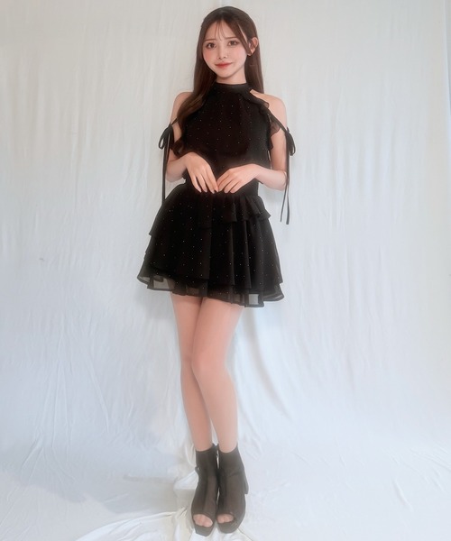 NOMAE（ノーマエ） ワンピース アメスリフリルミニワンピース