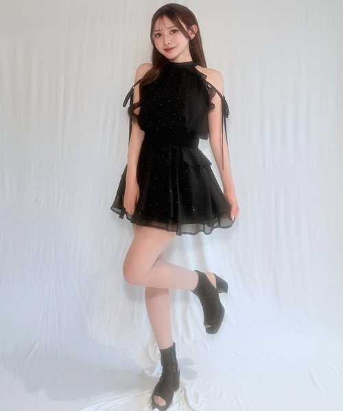 NOMAE（ノーマエ） ワンピース アメスリフリルミニワンピース