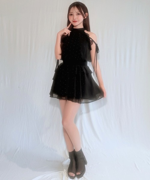 NOMAE（ノーマエ） ワンピース アメスリフリルミニワンピース