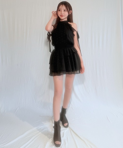 NOMAE（ノーマエ） ワンピース アメスリフリルミニワンピース