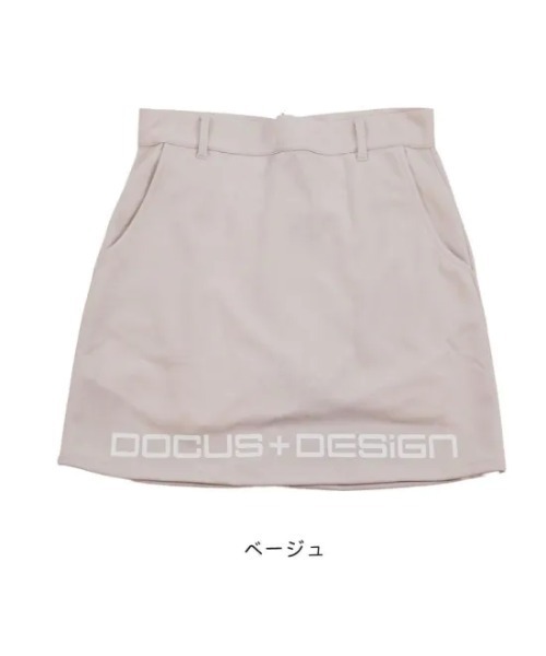 DOCUS（ドゥーカス） ゴルフ レディース 裾ロゴ ストレッチ ミニ