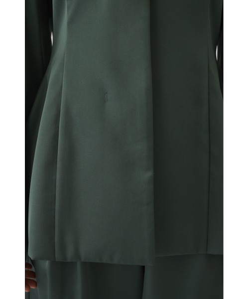 ジャケット テーラードジャケット Hidden detail curve jacket ヒドゥン ディテール カーブ ジャケット レディースの画像
