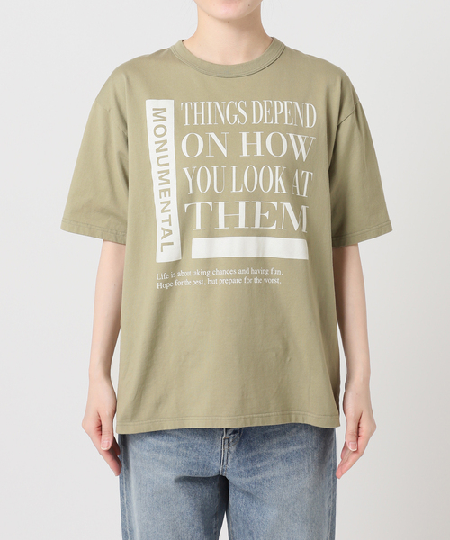 tシャツ 「WEB限定 / 追加」PRINT TEE レディースの画像