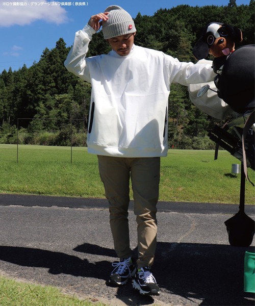 「LUXE/R GOLF」 長袖Tシャツ MEDIUM ホワイト メンズ_画像2