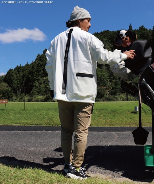 「LUXE/R GOLF」 長袖Tシャツ MEDIUM ホワイト メンズ_画像6