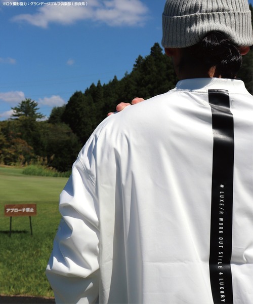 「LUXE/R GOLF」 長袖Tシャツ MEDIUM ホワイト メンズ_画像7
