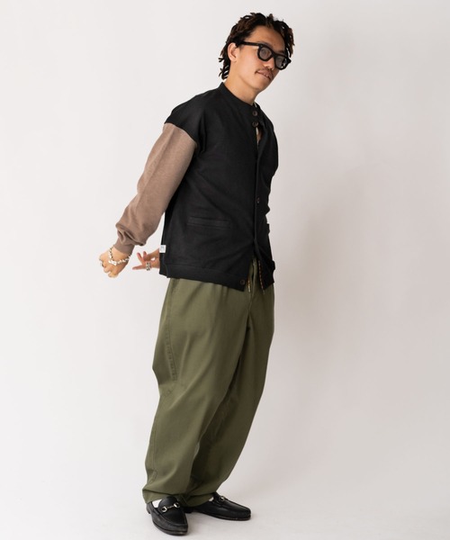 「gym master」 カーディガン MEDIUM 杢グレー メンズ_画像7