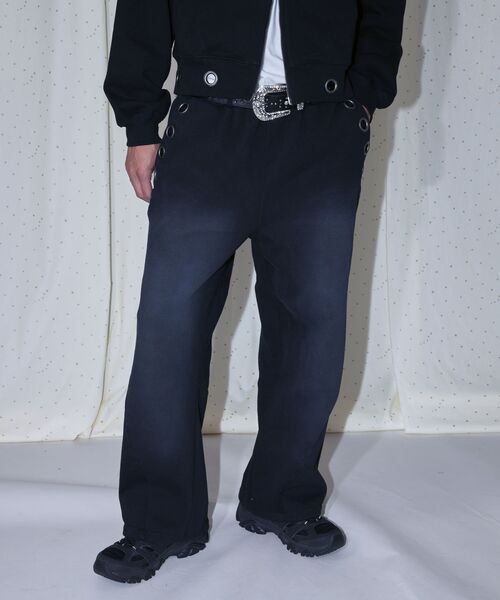 「SEQUENZ」 スウェットパンツ LARGE ピンク メンズ_画像8
