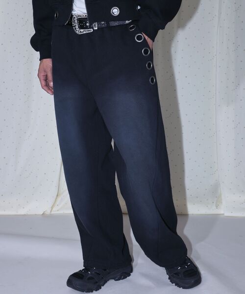 「SEQUENZ」 スウェットパンツ LARGE ピンク メンズ_画像9