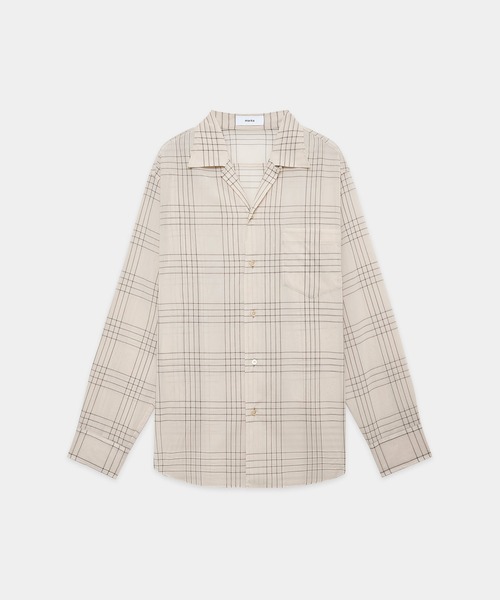シャツ OPEN COLLAR L/S SHIRT メンズの画像