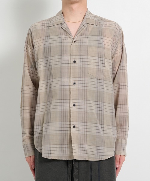 シャツ OPEN COLLAR L/S SHIRT メンズの画像