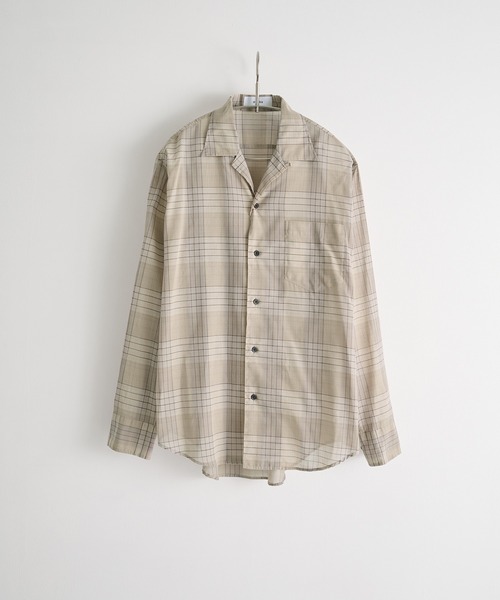シャツ OPEN COLLAR L/S SHIRT メンズの画像