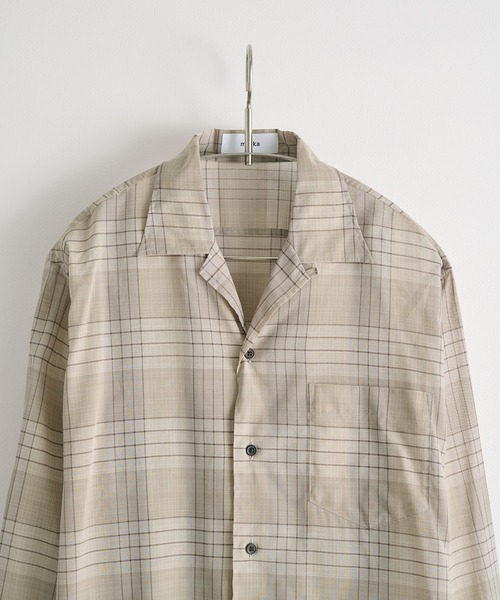 シャツ OPEN COLLAR L/S SHIRT メンズの画像