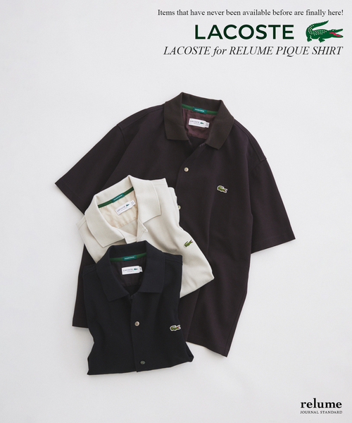LACOSTE（ラコステ） シャツ 別注 ピケ 半袖シャツ メンズ : ZOZOTOWN