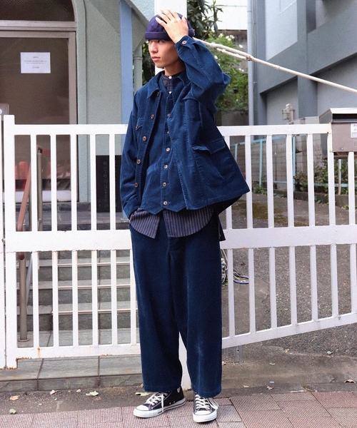 「Le Pigeon Voyageur」 長袖シャツ M グレー メンズ_画像7