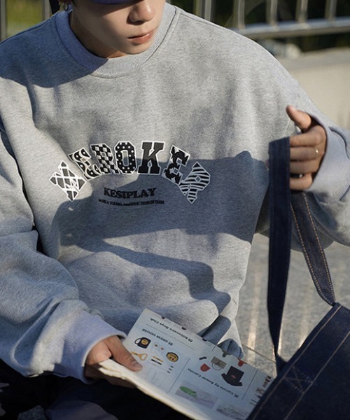 「MGV」 スウェットカットソー LARGE ネイビー メンズ_画像4